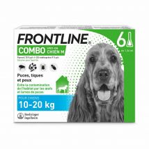 Frontline Combo spot-on cane M da 10-20kg 6 pipette da 1,34 ml - Easypara