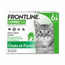 Frontline Combo Spot-on Gatto e Furetto 6 Pipette da 0,5 ml - Easypara