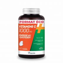 Vitavea Santé Vitamine C 1000 mg Energia quotidiana 60 compresse - Fatto in Francia - Easypara
