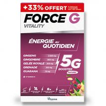 Vitavea Santé Force G Vitalità Energia quotidiana 20 Ampolle - Fatto in Francia - Easypara