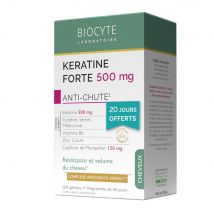 Biocyte Capelli Confezione da 500 mg di Cheratina Forte 120 Gelule - Easypara