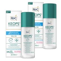 Roc Keops Deodorante roll-on 0% alluminio 2x30ml - Easypara
