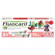 Fluocaril Dentifricio Junior 6-12 Anni Frutti Rossi 6-12 Ans 2x75ml - Easypara