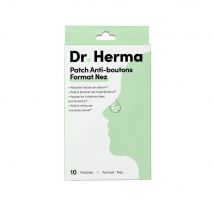 Dr. Herma Patch Anti-Boutons Format Nez x10 - Easypara