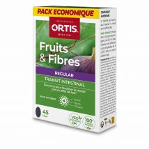Ortis Frutta e fibre Transito intestinale regolare 45 compresse - Easypara