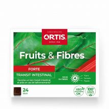 Ortis Frutta e fibre Forte 24 cubetti - Easypara