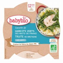 Babybio Piatto per 12 mesi con pezzetti biologici 230g - Easypara