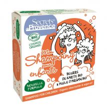 Secrets de Provence Shampoo solido per bambini al Burro di Karité e Olio di Argan Bio 85g - Fatto in Francia - Easypara