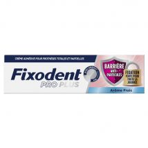 Fixodent Pro plus Crema adesiva per dentiere Barrière Anti-Particules 40g - Easypara