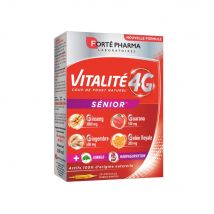 Forté Pharma Vitalité 4G Energizzante naturale per anziani con Ginseng e Ginkgo 20 fiale - Easypara