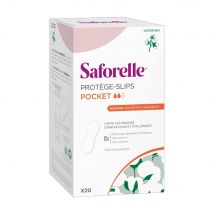 Saforelle Proteggi Slips Cotone Bio Formato tascabile x20 - Easypara