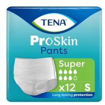 Tena Proskin Super Pants Slip assorbenti Taglia S 65-85 cm X12 - Easypara