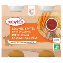 Babybio Petits Pots 6 mesi Menu giornaliero 2x200g - Easypara