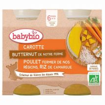 Babybio Petits Pots 6 mesi Menu giornaliero 2x200g - Easypara