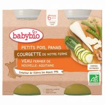 Babybio Petits Pots 6 mesi Menu giornaliero 2x200g - Easypara