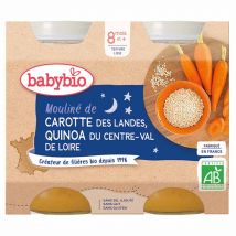 Babybio 8 Mesi Pentola Biologica Menu del giorno 2x200g - Easypara