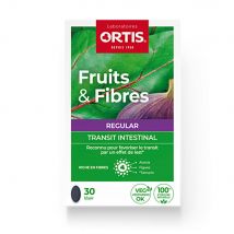 Ortis Frutta e Fibre Regular Transito intestinale 30 Compresse - Easypara
