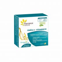Fleurance Nature Omega 3 e vitamina D3 30 capsule - Easypara