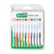 Gum Trav-ler Scovolini da viaggio x10 - Easypara