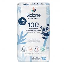 Biolane Naturali Pannolini ecologici Taglia 5 x40 - Fatto in Francia - Easypara