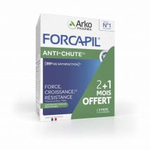 Arkopharma Forcapil Anticaduta 2 + 1 mese gratis Cheveux et Ongles Dévitalisés 90 Compresse - Easypara