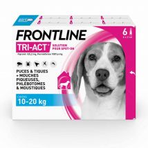 Frontline Tri-act Spot-on Cane 10-20kg 6 pipette da 1 ml - Easypara