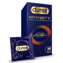 Durex Intensity Preservativi senza lattice Calore corporeo condiviso x20 - Easypara