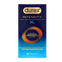 Durex Intensity Preservativi Xl-S Senza lattice Calore corporeo condiviso x10 - Easypara