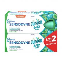 Sensodyne Pro-Smalto Dentifricio Junior da 6 a 12 anni Menta dolce 2x50ml - Easypara