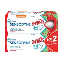 Sensodyne Pro-Smalto Dentifricio per bambini da 2 a 6 anni Fragola 2x50ml - Easypara