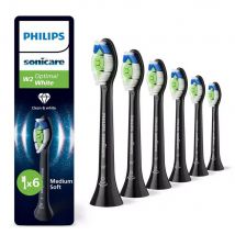 Philips Sonicare Testine per spazzolino Optimal White W2 HX6066/88 x6 - Easypara
