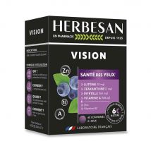 Herbesan Vision Santé Des Yeux 60 Comprimés - Fatto in Francia - Easypara