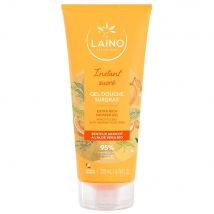 Laino Sugras Gel doccia idratante con aloe vera biologica all'albicocca 200 ml - Fatto in Francia - Easypara