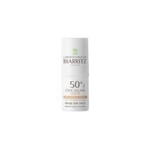 Laboratoires De Biarritz Prodotti solari Stick solare colorato biologico SPF50+ Macchie e cicatrici 9g - Fatto in Francia - Easypara