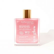 Alphanova Daily Sun Huile Scintillante Sublime Pink Glow 50ml - Fatto in Francia - Easypara