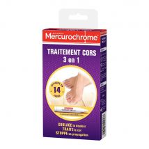 Mercurochrome Trattamento per mais 3 in 1 con penna e 7 medicazioni 4ml - Easypara