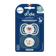 Dodie Extra Sucettes anatomiques 18 mois et plus x2 - Easypara