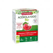 Superdiet Acerola 1000 Biologica 24 compresse masticabili - Fatto in Francia - Easypara