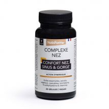 Nat&Form Complexe Nez Sinus & Groge 28 gélules - Fatto in Francia - Easypara