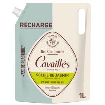 Cavaillès Surgras Pro-rigenerante Eco-Recharge Gel Bain Douche Soleil de Jasmin 1L - Easypara