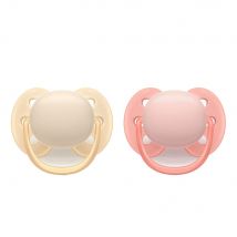 Avent Ultra Soft Succhietti ortodontici da 0 a 6 mesi Pelle molto sensibile x2 - Easypara