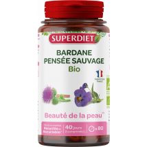 Superdiet Burdock-Pensiero Selvaggio Biologico 80 compresse - Fatto in Francia - Easypara