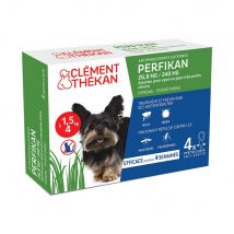 Clement-Thekan Pulci e zecche Cane 1,5-4 kg 4 pipette - Easypara