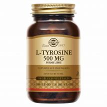 Solgar L-tirosina 500 mg per vitalità e energia 50 capsule vegetali - Easypara