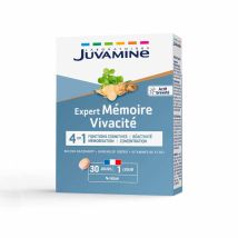 Juvamine Esperto di memoria Vivacité 30 capsule - Fatto in Francia - Easypara