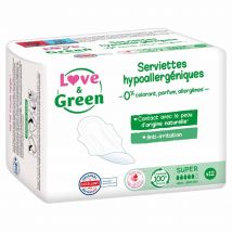 Love&Green Anti-irritazioni Super assorbenti ipoallergenici x12 - Easypara