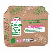 Love&Green Pure Nature Pannolini ecologici Taglia 4+ x 35 - Easypara