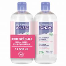 Eau thermale Jonzac Reactive Control Acqua micellare lenitiva bio per pelli sensibili 2x500ml - Easypara
