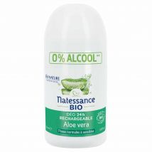 Natessance Deodorante ricaricabile 24h Aloe Vera bio per pelli normali e sensibili 50 ml - Easypara