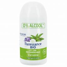 Natessance Deodorante ricaricabile 24h verbena bio per tutti i tipi di pelle 50 ml - Easypara